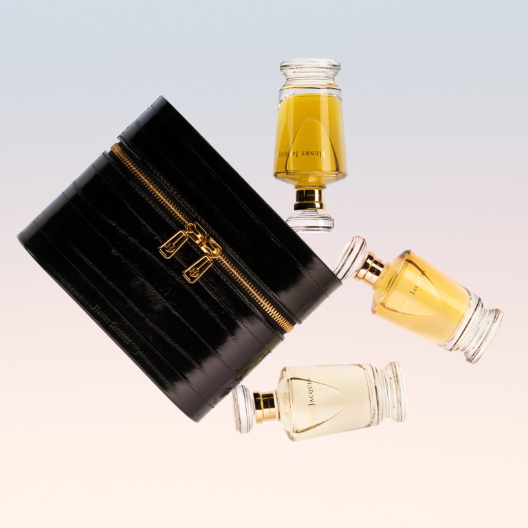 Henry Jacques’ HJ Voyage accessories are the perfect way to carry your favourite scents with you around the globe. Photo: Handout