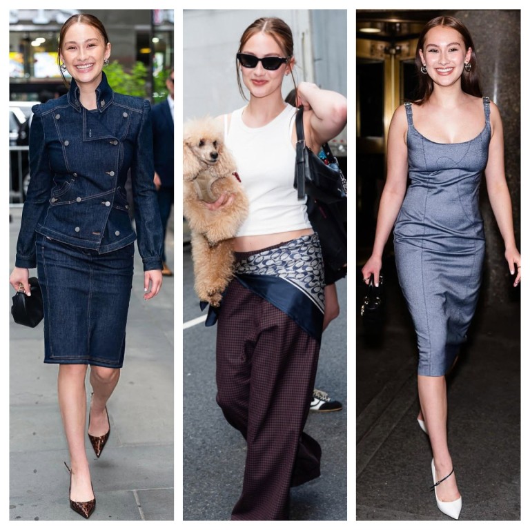 Lola Tung captivated New York on her recent promotional tour for The Summer I Turned Pretty, wearing Stella McCartney, Coach and Dior. 
Photos: @lolaflorals/Instagram
