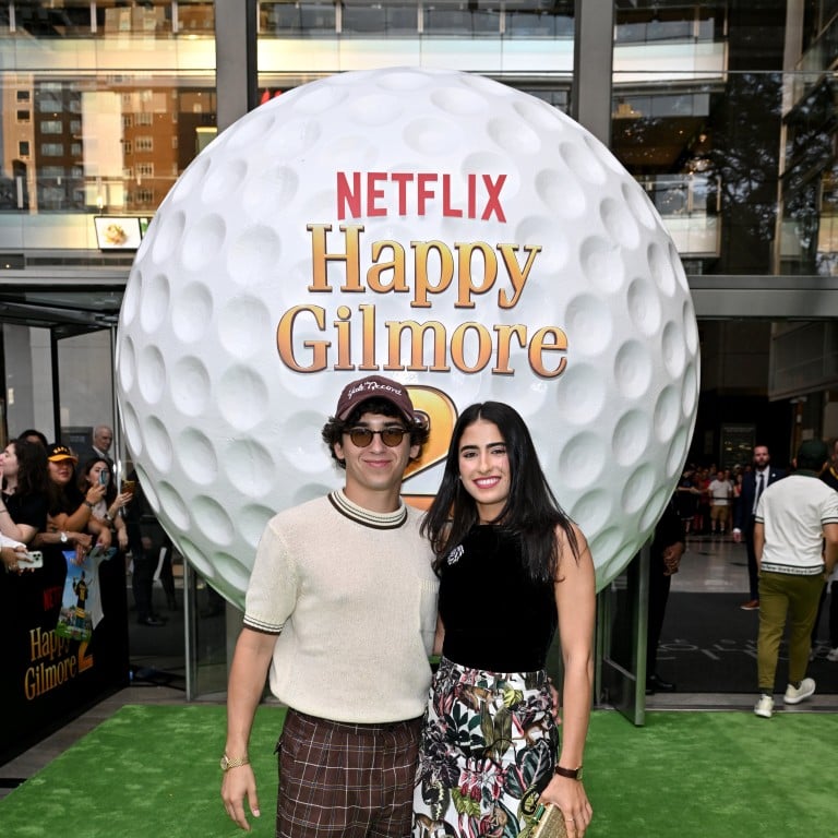 Marcello Hernández and Ana Amelia Batlle Cabral attend the Happy Gilmore 2 world premiere at Jazz at Lincoln Center, on July 21, in New York. Photo: Getty Images