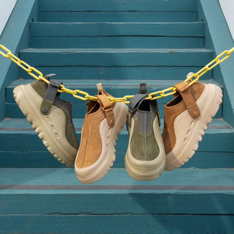 Ugg is slowly winning men over with new designs like the PeakMod Lowcut. Photo: @ugg/Instagram