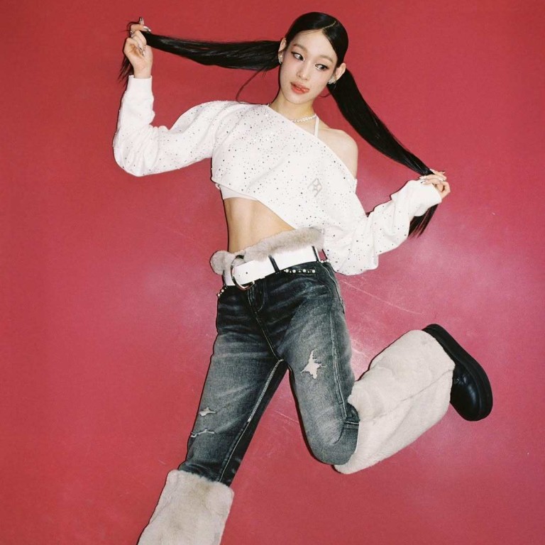 Annie Moon of K-pop group Allday Project is attracting attention with her approachable, designer-infused style. Photo: @allday_project/Instagram