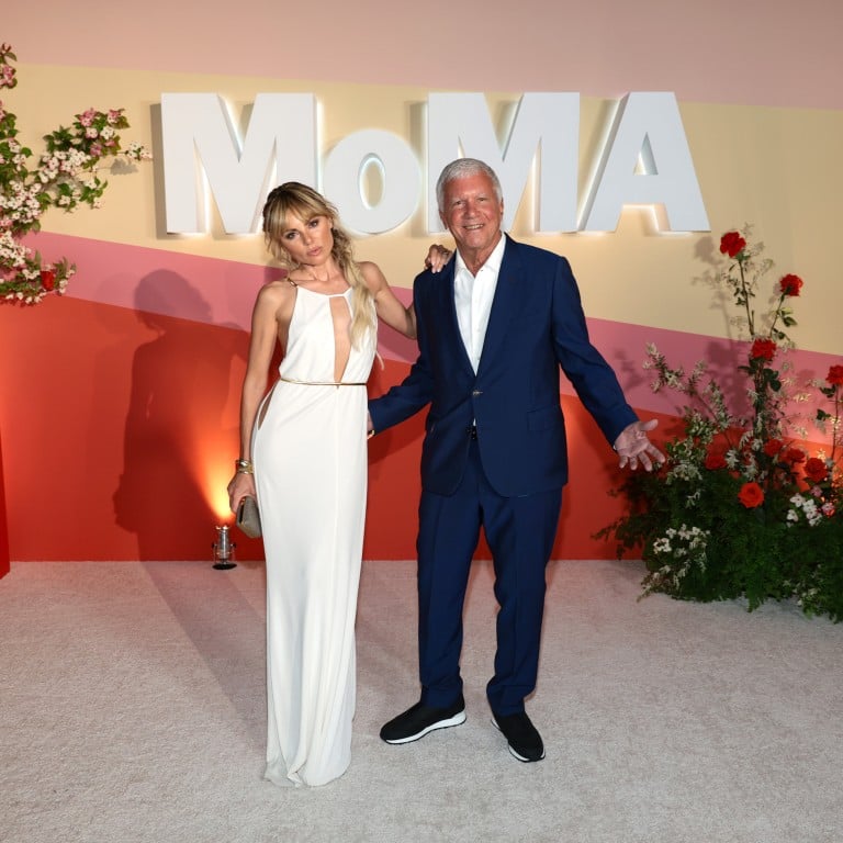 Erica Pelosini and Larry Gagosian attend MoMA’s Party in the Garden 2025 at the Museum of Modern Art on June 3 in New York City. Photo: Getty Images