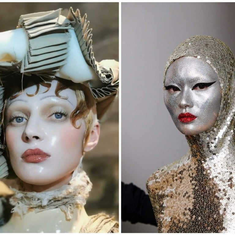 Make-up artist Pat McGrath regularly breaks the internet with her stunning looks, such as these for Maison Margiela and Valentino. Photos: Pat McGrath/Facebook, Handout