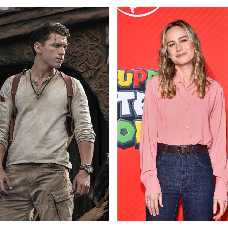Tom Holland, Brie Larson and Elijah Wood are all video gaming fans. Photos: @unchartedmovie/Instagram, Getty Images