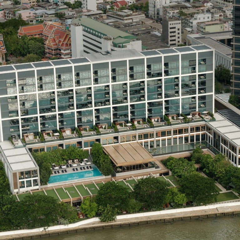 A bird’s-eye view of Capella Bangkok, which is along the Chao Phraya River in Thailand. Photo: Handout