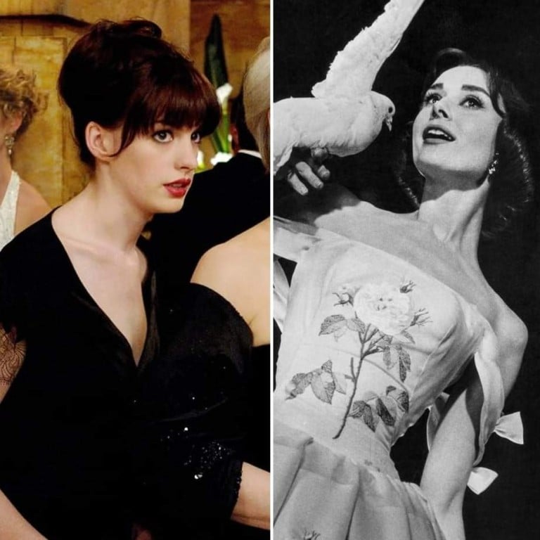 From left, Anne Hathaway in The Devil Wears Prada; Audrey Hepburn in Funny Face; Emma Stone in Cruella. Photos: @ellesingapore, @soaudreyhepburn, @cruelladevilofficial/Instagram