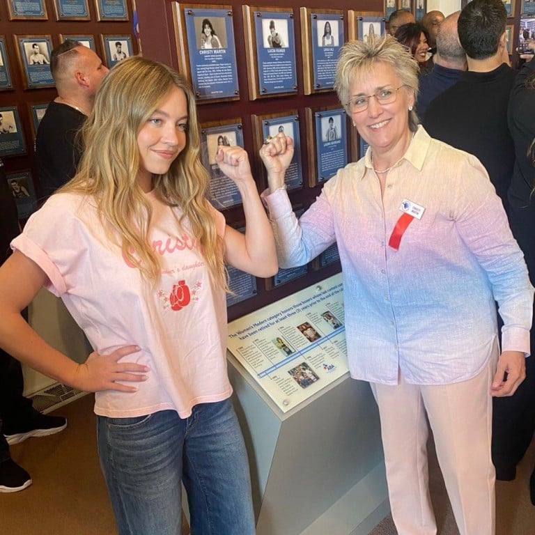 Actress Sydney Sweeney (left) will play former boxer Christy Martin (right) in the new biopic Christy, which is set to premiere at the Toronto International Film Festival this month. Photo: @christy_r_martin/Instagram