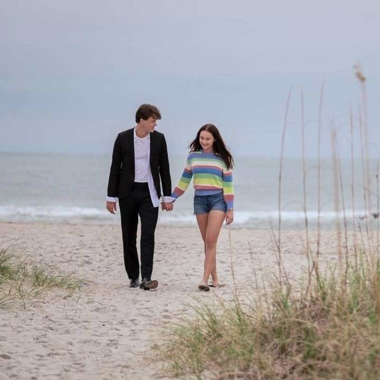 Belly (Lola Tung) and Conrad (Christopher Briney) in The Summer I Turned Pretty. Photo: @thesummeriturnedpretty/Instagram