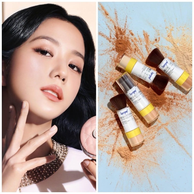 Jisoo wearing Dior’s Forever Cushion Powder; Supergoop! Resetting 100 Mineral Powder. Photos: Handout