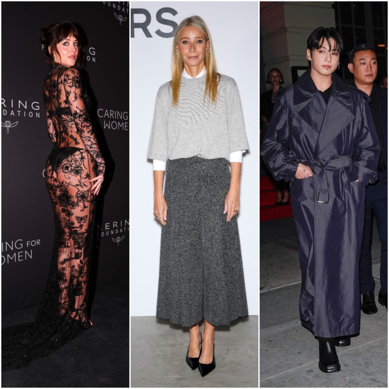 Dakota Fanning, Gwyneth Paltrow and BTS’ Jungkook at New York Fashion Week. Photos: EPA, AP, Getty Images