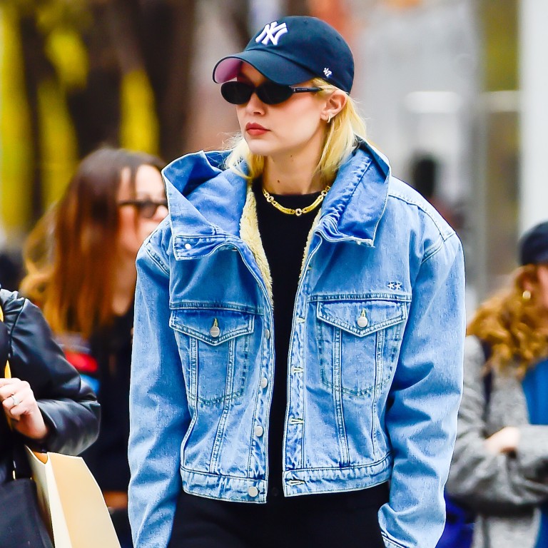 Denim brings a casual flair to Gigi Hadid’s look on the streets of New York, in 2023. Photo: GC Images