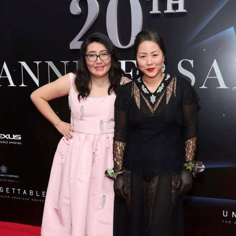 The Summer I Turned Pretty stylist Carol Lim (right) and Jenny Han in 2022. Photo: @carollim/Instagram