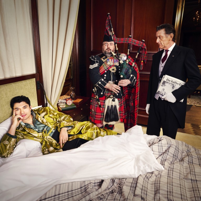 A royal wake-up call from the King’s Piper, courtesy of Raffles London at The OWO. Photo: Handout