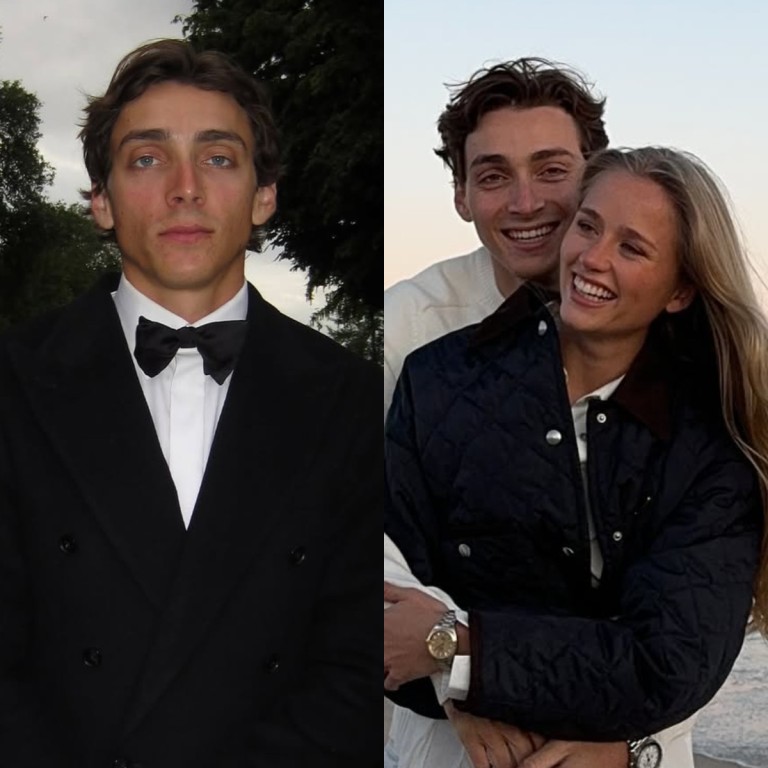 Two-time Olympic gold-medallist Armand “Mondo” Duplantis with his fiancée, Desiré Inglander. Photos: @mondo_duplantis, @desireinglander/Instagram