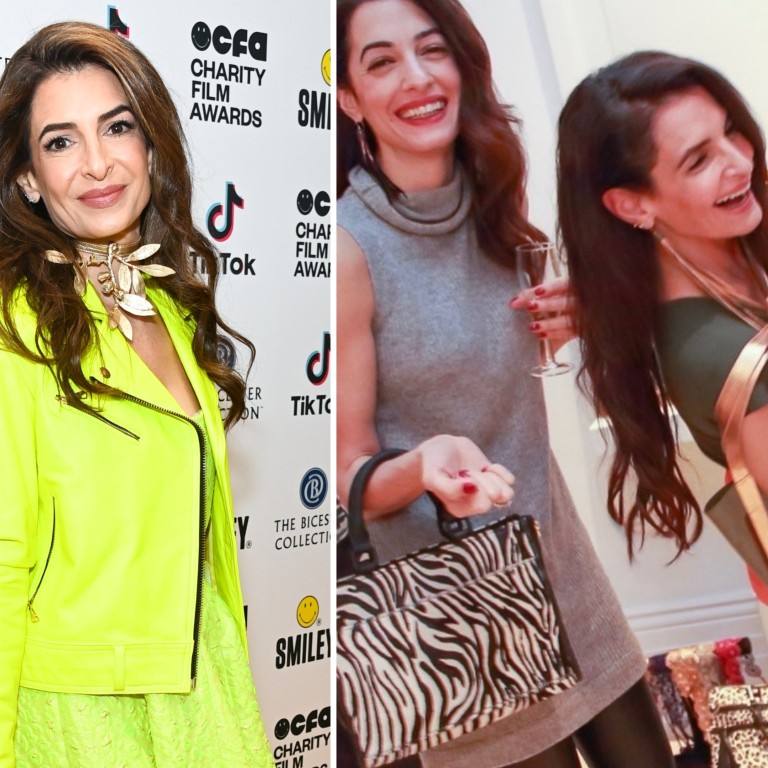 Tala Alamuddin is Amal Clooney’s lookalike younger sister, and the founder of Totally Tala. Photos: Getty Images, @talaalamuddin/Instagram