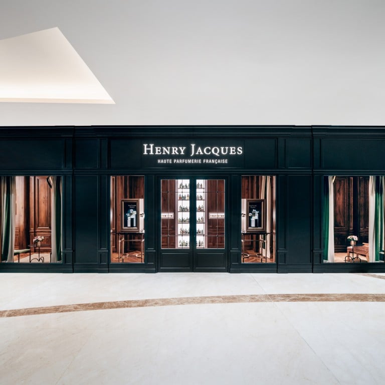 The exterior of Henry Jacques’ boutique at Hong Kong’s Elements mall. Photo: Handout