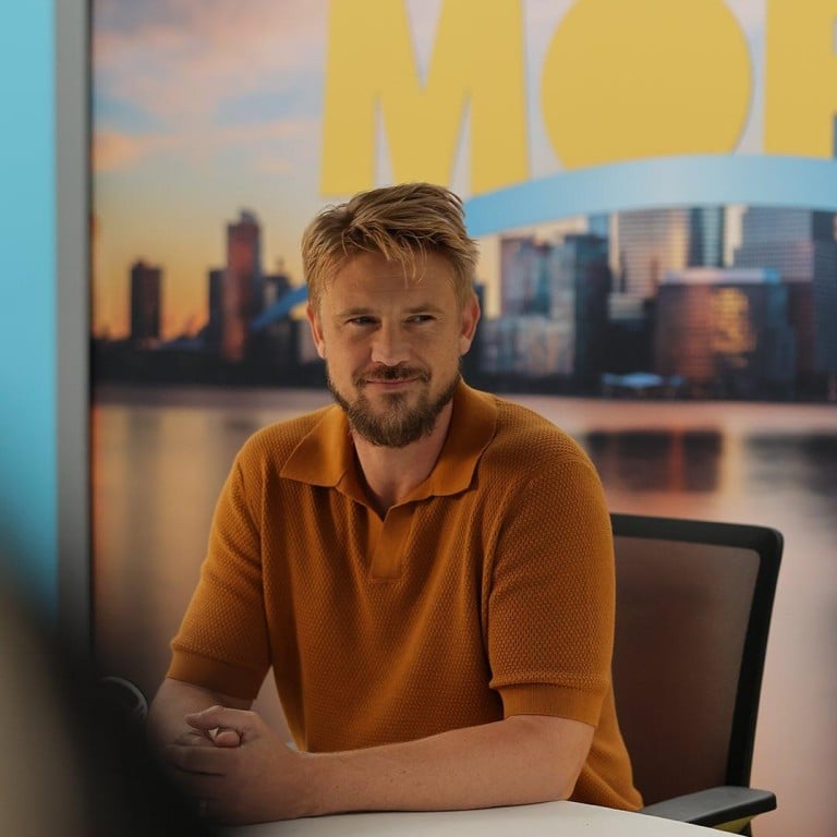 Boyd Holbrook, as brash podcaster Bro Hartman, is a new addition to The Morning Show’s fourth season. Photo: @themorningshow/Instagram