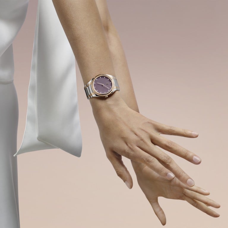 Parmigiani Fleurier’s Tonda PF Automatic 36mm Steel Rose Gold Deep Ruby. Photo: Handout