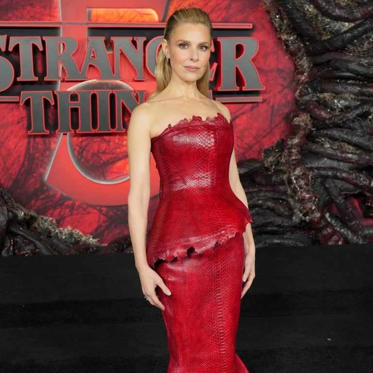 Cara Buono at the world premiere of Stranger Things’ fifth season in Los Angeles, in November. Photo: AP