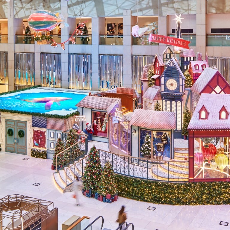 The Noëlia Christmas village at Hong Kong’s Landmark Atrium. Photo: Handout