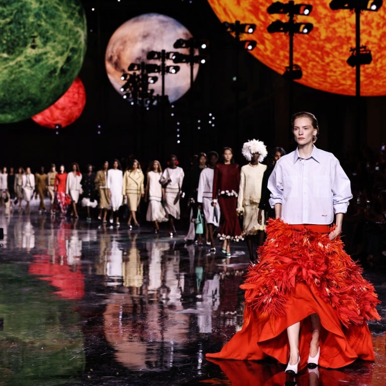 A simple shirt features front and centre at Matthieu Blazy’s spring/summer 2026 women’s ready-to-wear collection show for Chanel during Paris Fashion Week in October. Photo: Xinhua