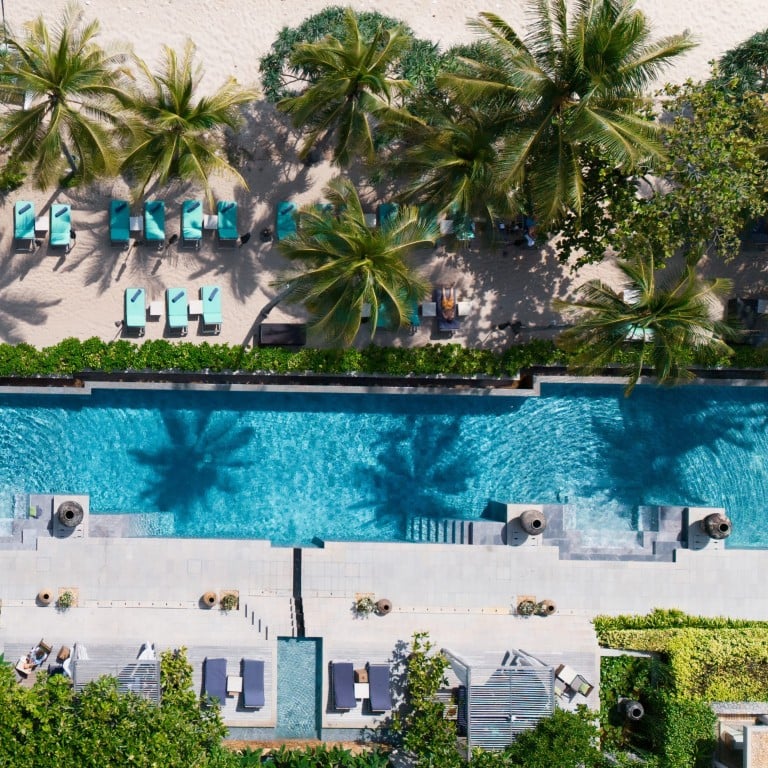 The main pool at Trisara in Phuket overlooks a quiet and pristine beach. Photo: Handout