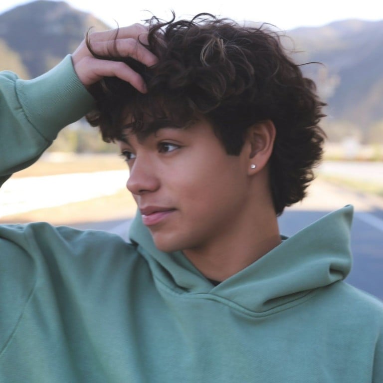 Malachi Barton modelling for his clothing brand J1:9. Photo: @MalachiDBarton/Instagram