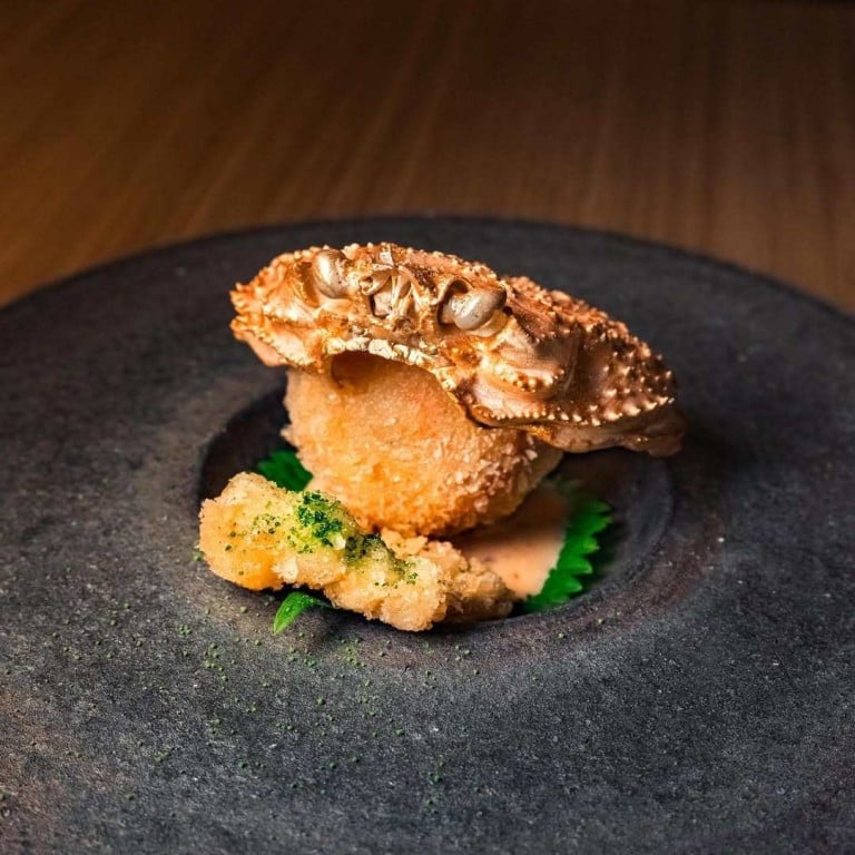 Crab meat has become the season’s signifier in the luxury dining scene. Photo: @kinkan_la/Instagram