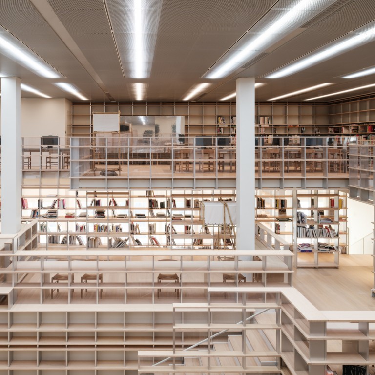 Espace Gabrielle Chanel hosts mainland China’s first public library dedicated to contemporary art, designed by renowned architect Kazunari Sakamoto. Photo: Handout