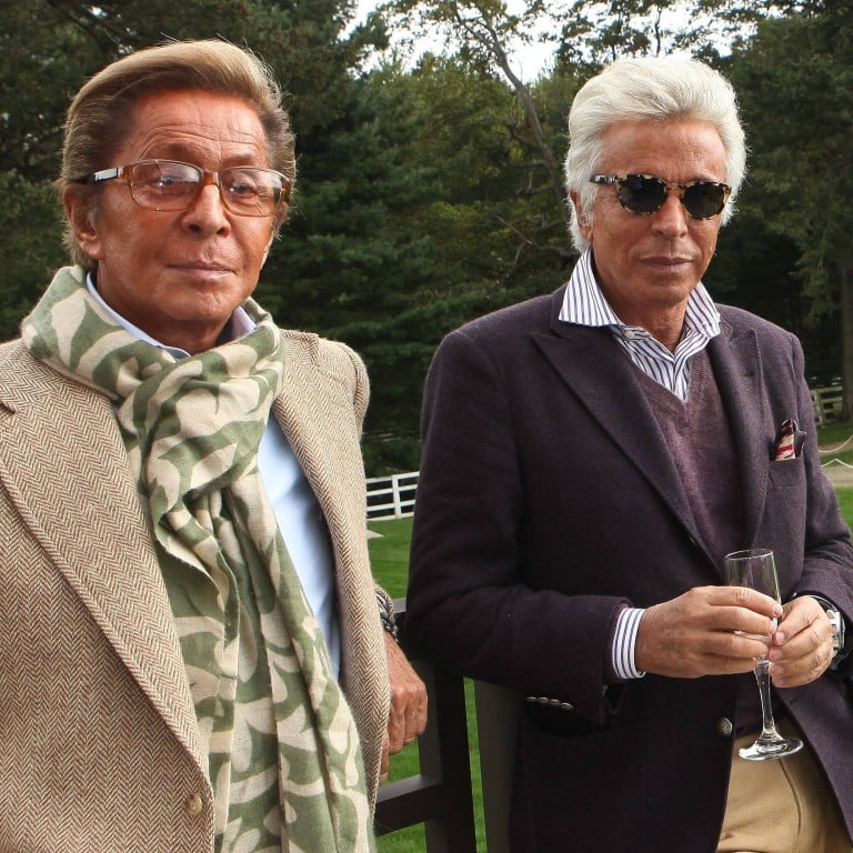 Legendary couturier Valentino Garavani (left), who died yesterday aged 93, and his one-time romantic partner and long-time business partner Giancarlo Giammetti maintained a close relationship for over 65 years. Photo: Getty Images/AFP