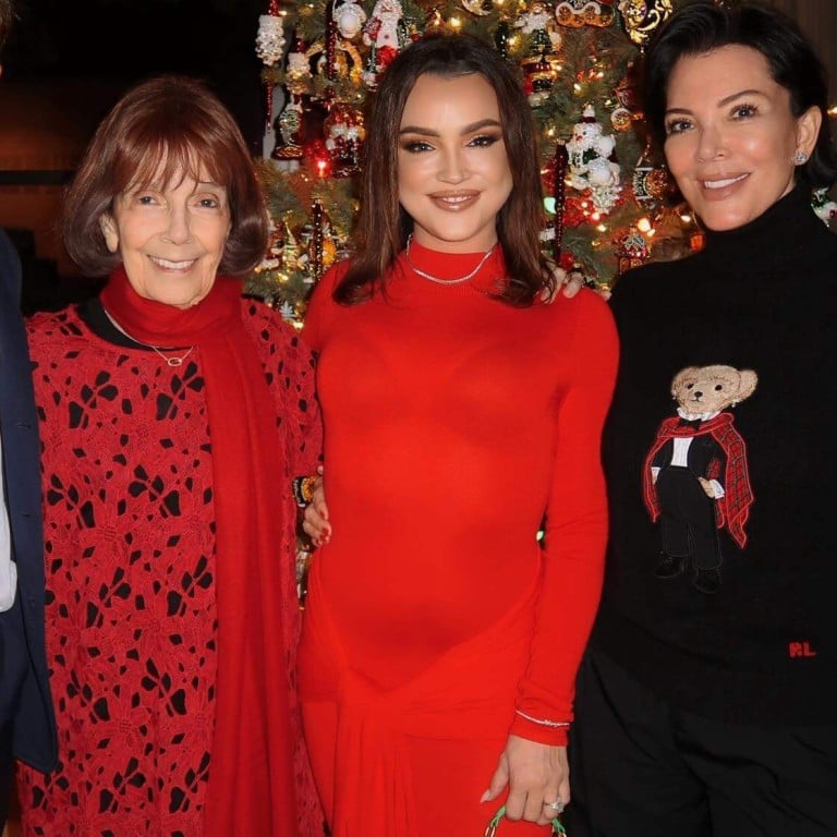 Natalie Zettel with her aunt, Kris Jenner (right), and her grandma, MJ (left). Photo: @nataliezettel/Instagram