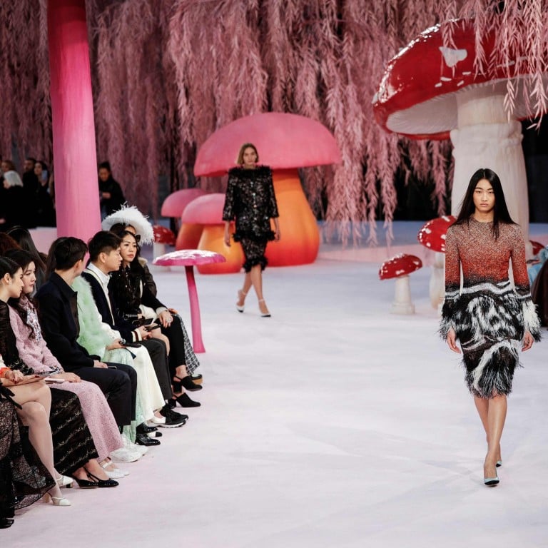 A dreamy fungi-filled garden was the backdrop to Chanel’s women’s haute couture spring/summer 2026 show, part of Paris Haute Couture Fashion Week, on January 27. Photo: AFP