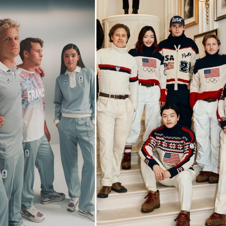 Le Coq Sportif is working with the French team, while Ralph Lauren is designing for Team USA. Photos: @lecoqsportif, @ralphlauren/Instagram