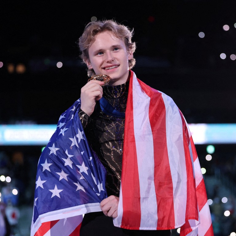 At 21, figure skater Ilia Malinin of the US is already a superstar of the rink. Photo: Reuters