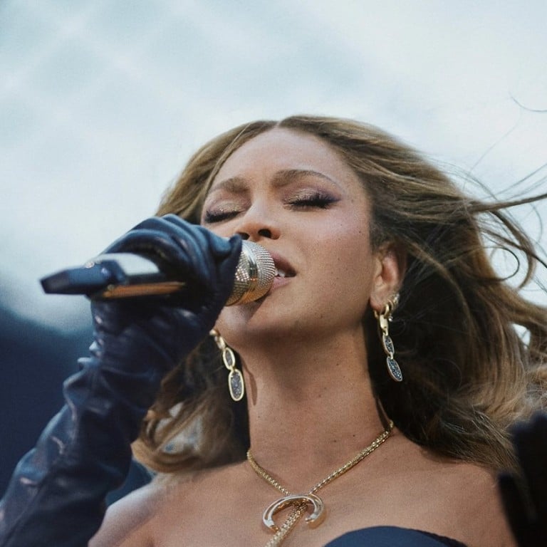 Beyoncé wearing Shola Branson earrings on the Cowboy Carter tour. Photo: Handout