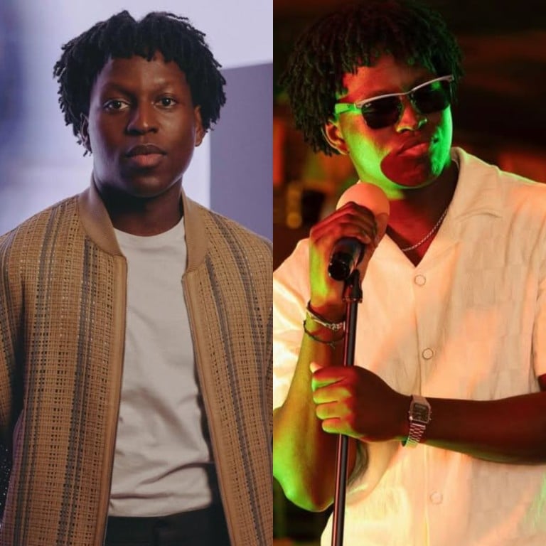 Toheeb Jimoh, who plays Kwabena Bannerman in Industry (right) cut a chic figure at Paris Fashion Week last month. Photos: @toheeb.j/Instagram