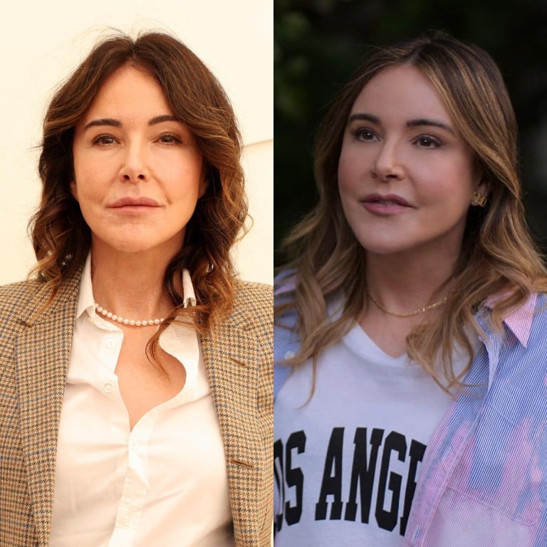 Actress Christa Miller plays Liz in AppleTV+ series Shrinking. Photos: AFP, Handout