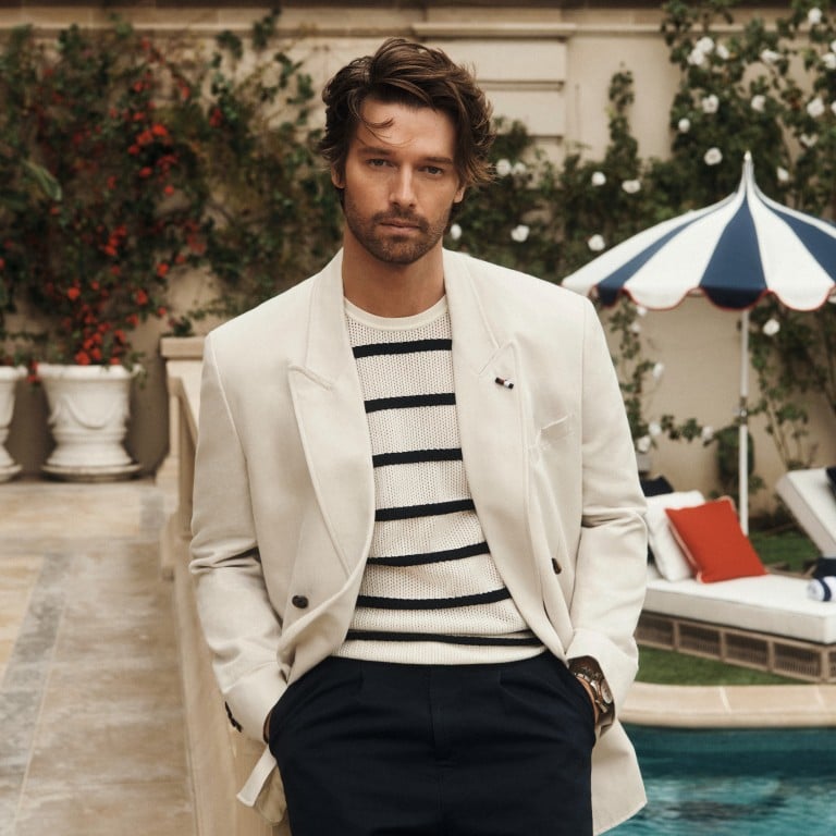 Patrick Schwarzenegger gets preppy with the new Tommy Hilfiger spring 2026 collection. Photo: Handout