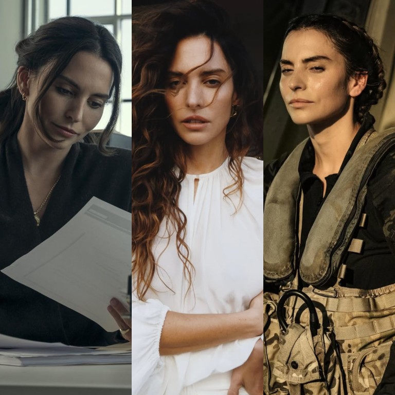 Genesis Rodriguez in Netflix’s The Night Agent (left) and Paramount Plus’ Lioness (right). Photos: 
Handout, @genirodriguez/Instagram