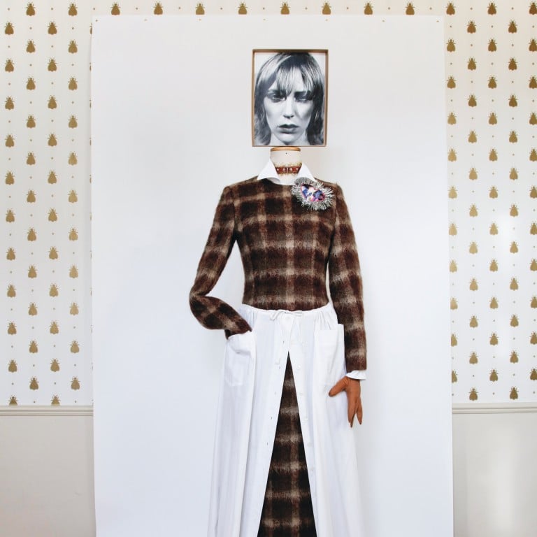 Newspaper by Dirk Van Saene, one of the famous Antwerp Six who made a big splash in fashion and design 40 years ago, and whose collected works are now on show. Photo: Handout