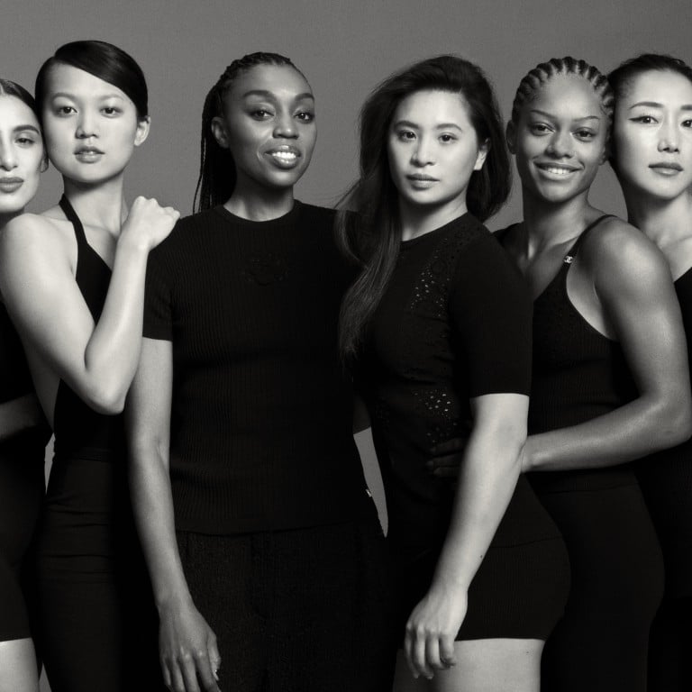 Elite athletes and members of Chanel Beauty’s CC League: Heïdi Gaugain, Gaby Agundez, Cindy Cheung Sum-Yuet, Renee Montgomery, Janelle Leung, Marie-Julie Bonnin and Jain Kim. Photo: Handout