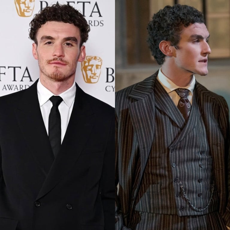 Dónal Finn, who plays James Moriarty, at the BAFTA Cymru Awards in 2025.
Photos: @sjcommunications/Instagram, TNS