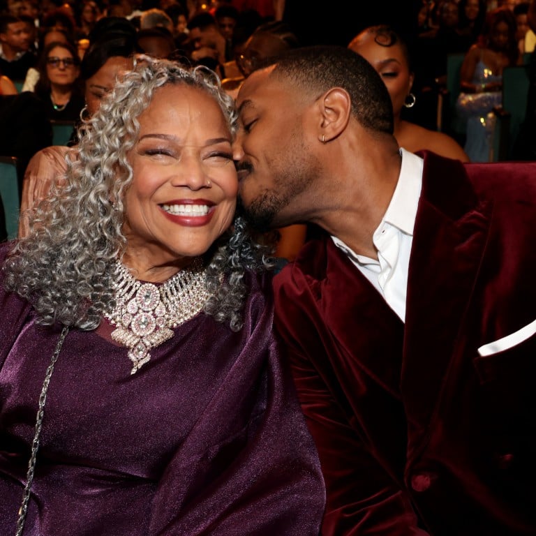 Michael B. Jordan and his mother Donna at the 2026 NAACP Image Awards. Photo: Getty Images