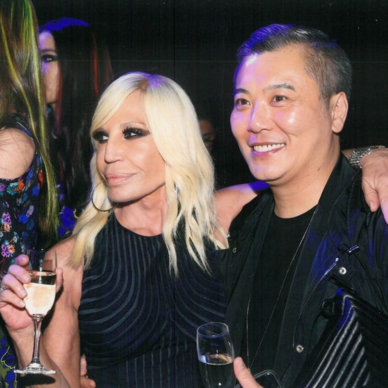 Peter Cheung with Donatella Versace in 2017. Photo: Handout