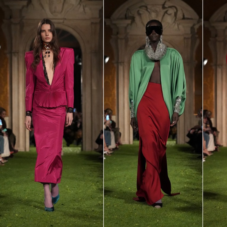 Creative director Alessandro Michele opted for a return to roots for Valentino’s fall/winter 2026 ready-to-wear collection, Interferenze. Photos: Handout