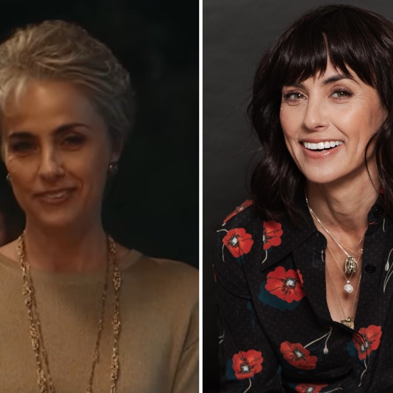 Constance Zimmer plays Ann Messina in FX’s Love Story. Photos: YouTube, @hotincharleston/Instagram