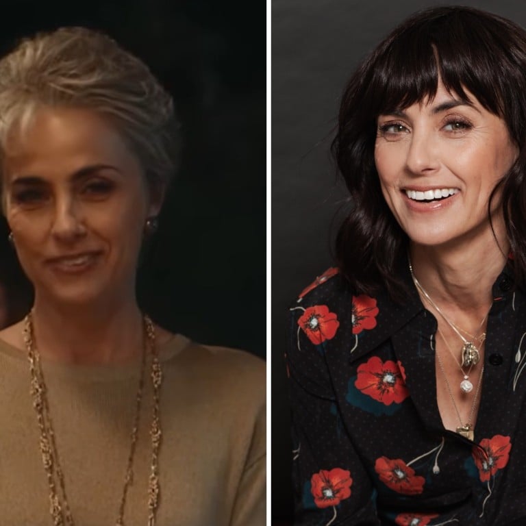 Constance Zimmer plays Ann Messina in FX’s Love Story. Photos: YouTube, @hotincharleston/Instagram