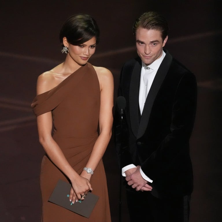 At the Oscars, Zendaya paired Louis Vuitton with a Rolex Lady Datejust watch when she presented the best director award with Robert Pattinson. Photo: AP Photo