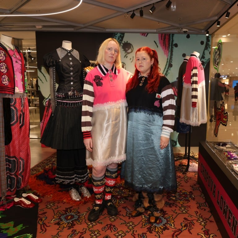 Laura Lowena-Irons and Emma Chopova at Joyce Harbour City in Hong Kong. Photo: Handout