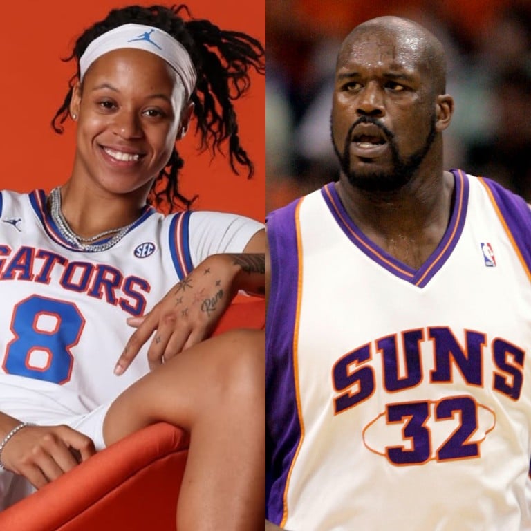 Me’Arah O’Neal, the youngest daughter of Shaquille O’Neal, plays for the Florida Gators. Photos: @mearahoneal_/Instagram, AP